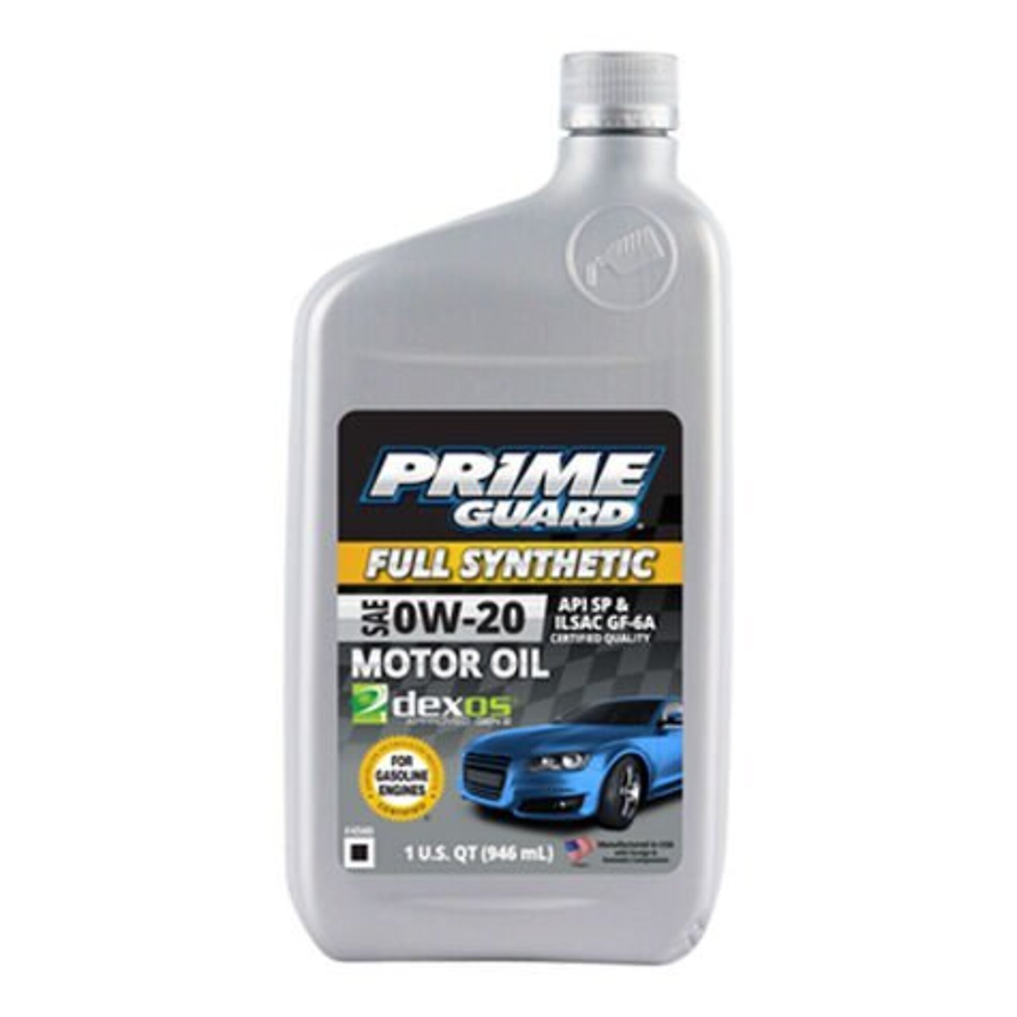 Prime Guard 32-Oz. Full Synthetic 0W-20 Motor Oil, Model# PGSYN020